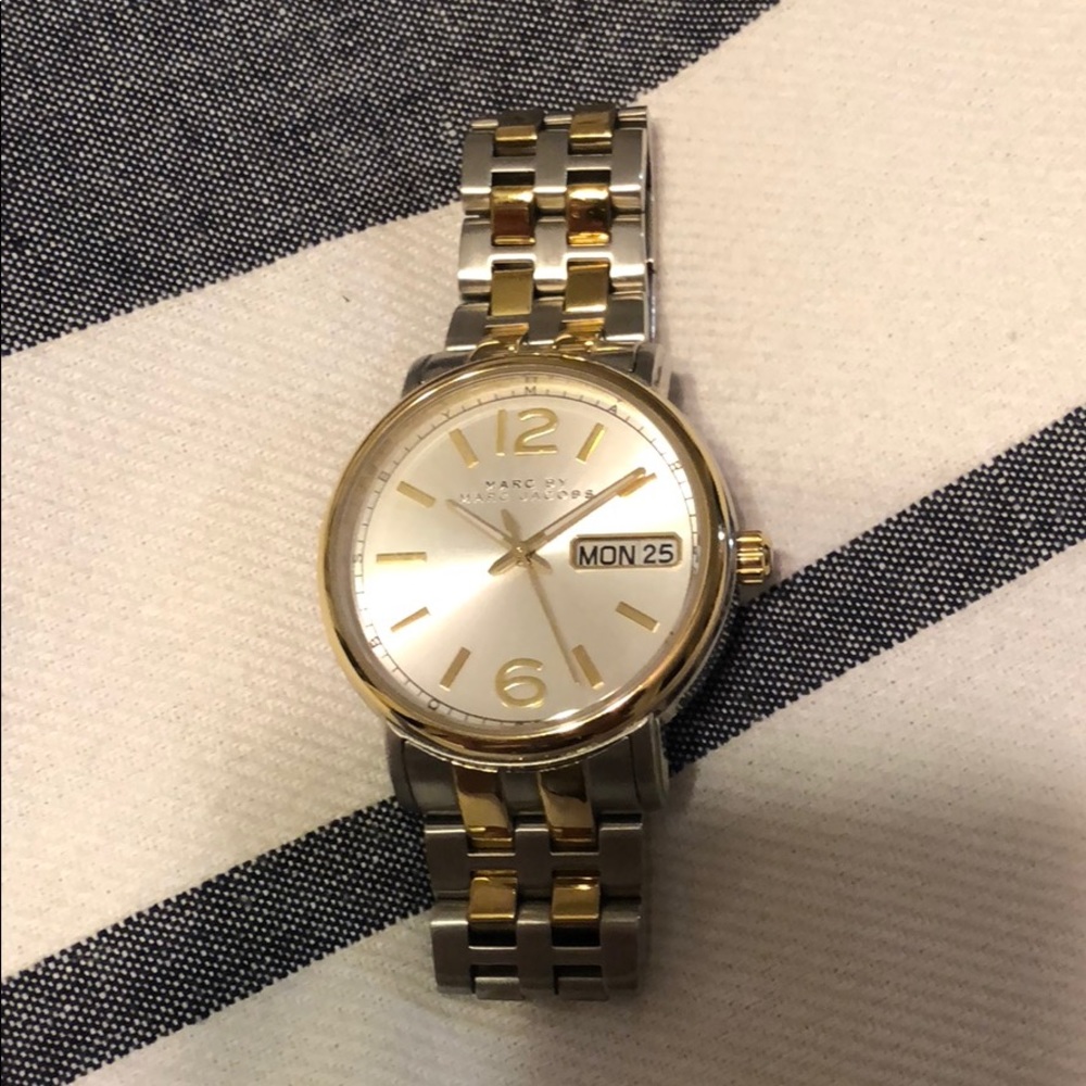 Two tone Marc Jacobs watch - LIKE NEW